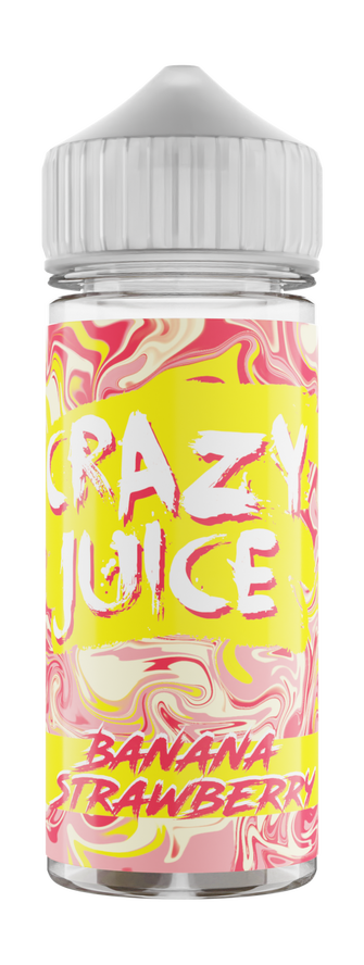 Набір Crazy Juice Banana Strawberry (Банан Полуниця) 60мл 3мг